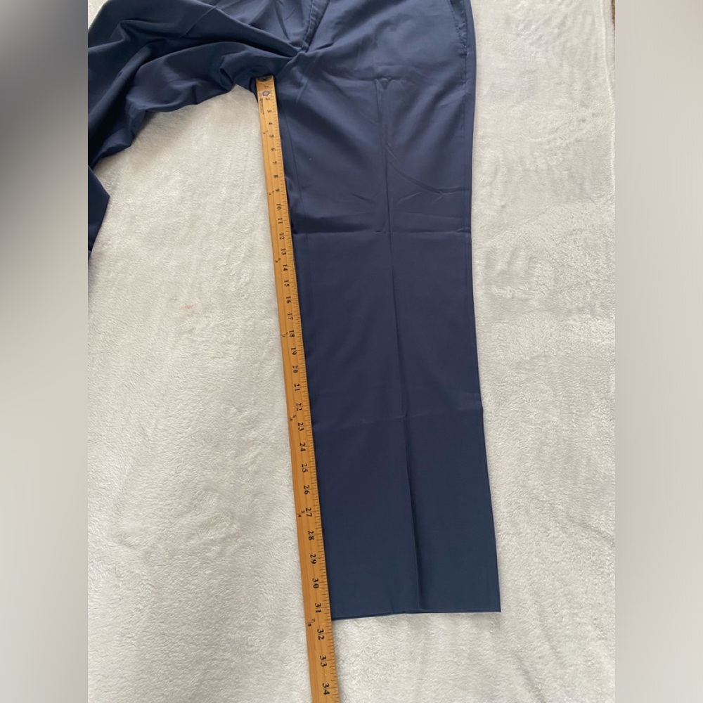 JB Britches Wool Blended Men's Dress Navy Pants Size 40 - Picture 10 of 10